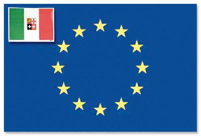 bandiera adesiva europa cm.11x16